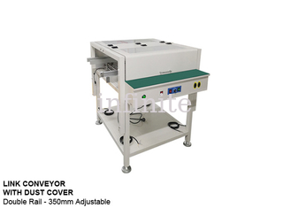 0.6m 0.8m PCB 연결 컨베이어 이중 가로장 350mm 조정가능한 폭