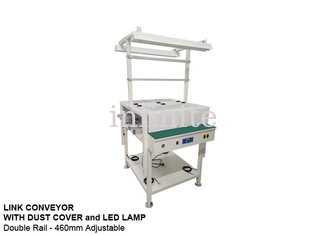 LED 빛을 가진 460mm SMT 컨베이어 PCB 취급 장비 0.5m 길이