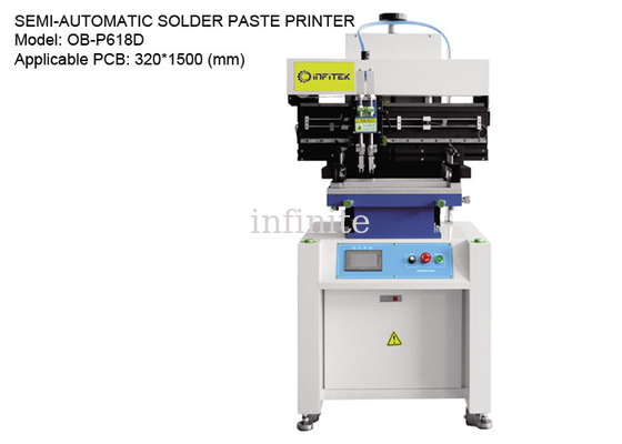 320*1500mm PCB를 위해 자동 활주 가로장 땜납 풀 인쇄 기계 반