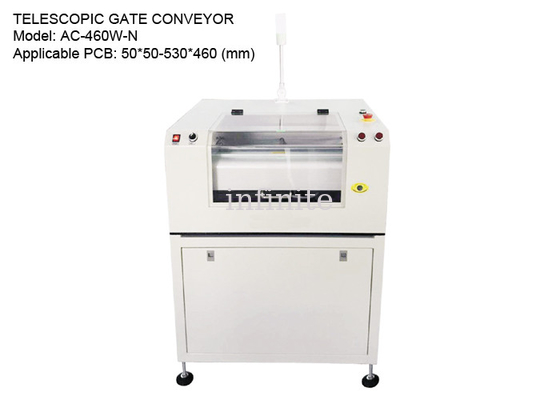 50*50 - 530*460mm PCB를 위한 20m/min 망원경 문 컨베이어