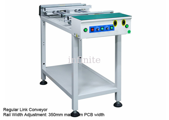 1.2m 1.5m PCB 검사 컨베이어 조정가능한 가로장 PCB 취급 장비