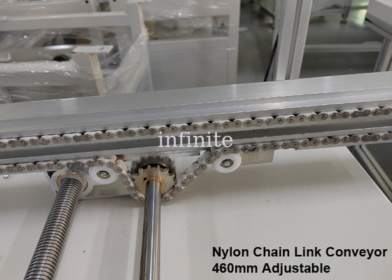 조정가능한 나일론 체인 연결 컨베이어 1m 2m 길이 460mm PCB