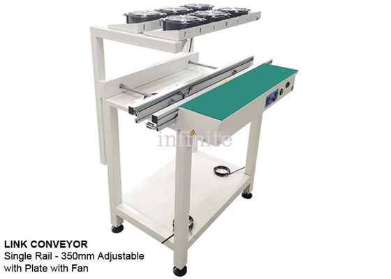 판을 가진 350mm SMT 컨베이어 2m 2.5m 길이 PCB SMT 기계