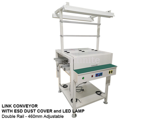 2m 2.5m SMT 컨베이어, SMT 배치 기계 이중 가로장 460mm 조정가능한 폭